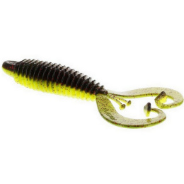 Westin RingCraw Curltail 9cm 6g Black/Chartreuse
