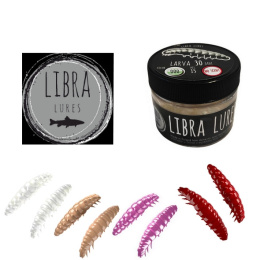 Libra Lures Guma Larva 35mm Mix No Taste 12szt