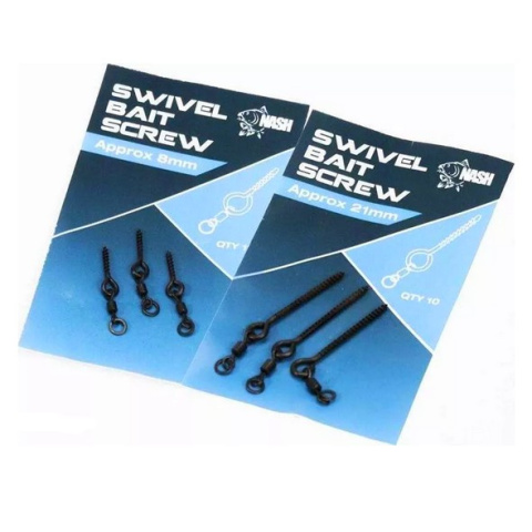 Nash Wkręt z Krętlikiem Swivel Bait Screw 21mm