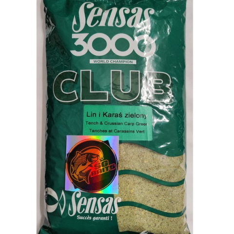 Sensas Zanęta 3000 Club Tanches 1kg Lin Karaś