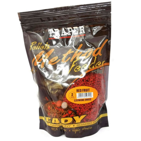 Traper Pellet Ready 2mm 500g Czerwone Owoce