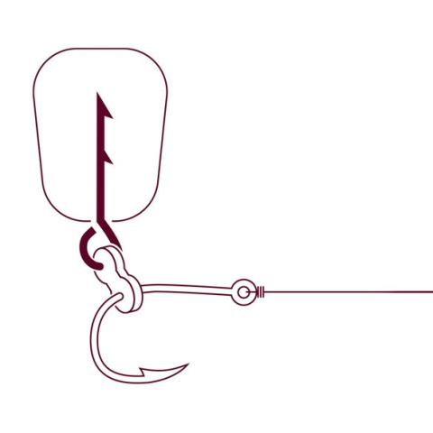 Delphin Sting With Silicon Czarny 10mm/12szt