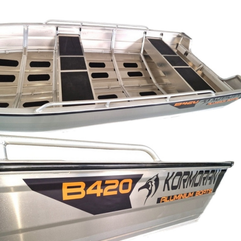 Kormoran Łódź Aluminiowa K420S 4,20m Łódka Wędkarska