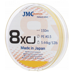 JMC Plecionka 8XCJ Japonska PE 0.5 150m Żółta 5,44kg 12lb