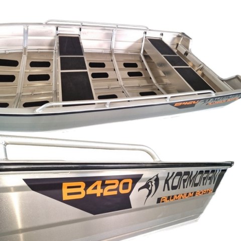 Kormoran Łódź Aluminiowa K420S 4,20m Łódka Wędkarska