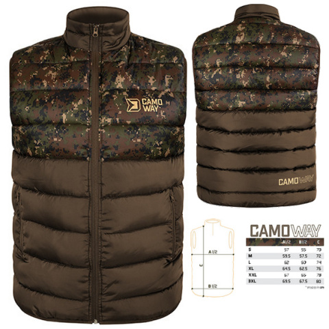 Delphin Bezrękawnik Kamizelka CamoWAY XXL