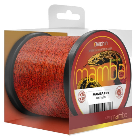 Delphin Żyłka MAMBA Carp 0,32mm 7,4kg 1200m Fire