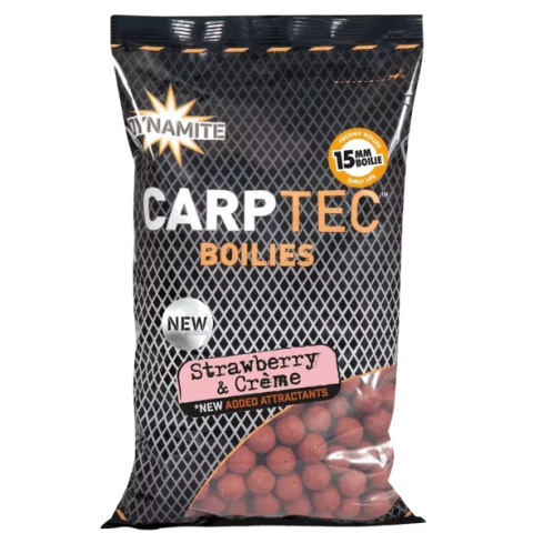 Dynamite Baits Carp Tec Boilies Strawberry Creme 20mm 1,8kg