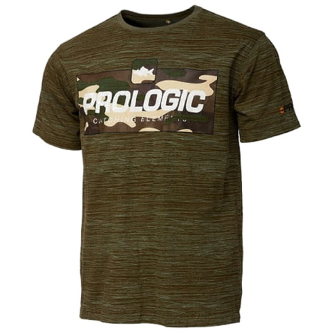 Prologic Koszulka Bark Print Burnt Olive Green L