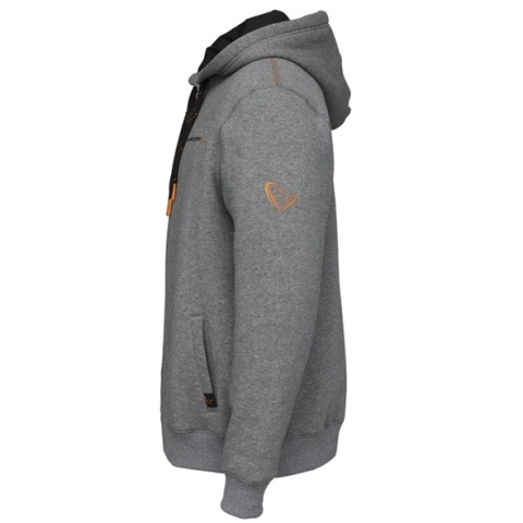 Savage Gear Bluza Z Kapturem Classic Grey Melange M