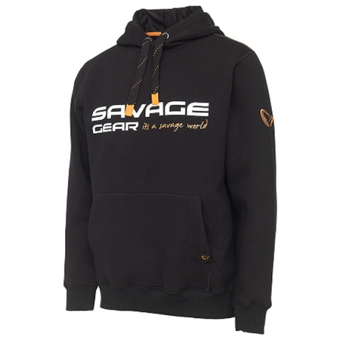 Savage Gear Bluza Z Kapturem Cosmo Black L