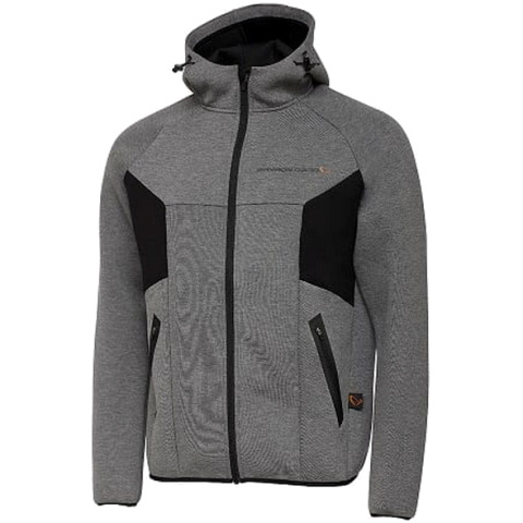 Savage Gear Bluza Zip Hoodie Tec-Foam Dark Grey Melance L