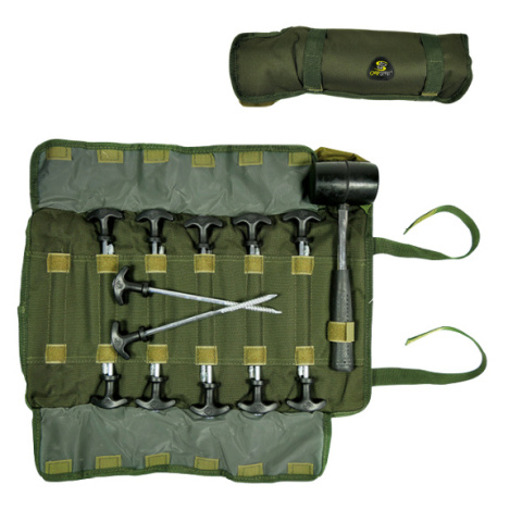 Carp Spirit Zestaw Szpilek Do Namiotu + Młotek 12szt