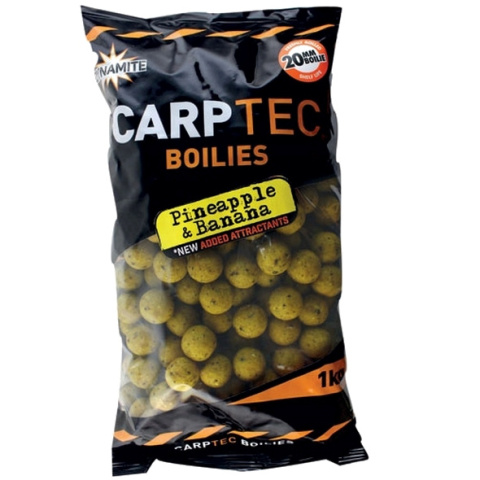 Dynamite Baits Carp Tec Boiles Pineapple Banana 15mm 1,8kg