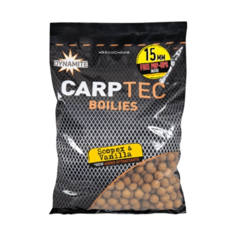 Dynamite Baits Carp Tec Boilies Scopex Vanilla 15mm 1,8kg