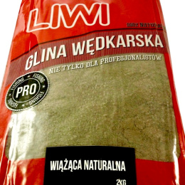 Liwi Glina Wędkarska Wiążąca Naturalna 2kg