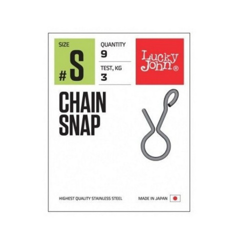 Lucky John Agrafka Chain Snap Fast Lock #S 8szt
