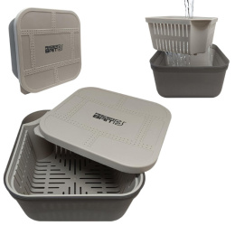 Feeder Bait Pudełko Do Pelletu z Sitkiem 1,9l Box Pojemnik