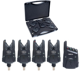 NECO Zestaw Sygnalizatorów Brań z Centralką C104 4+1