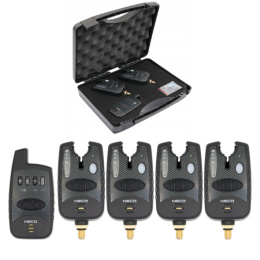 NECO Zestaw Sygnalizatorów Brań z Centralką NX104 4+1