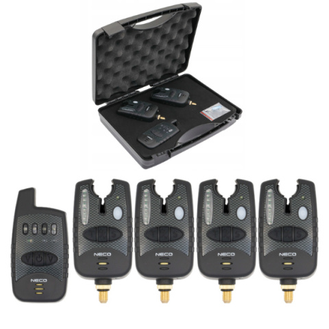 NECO Zestaw Sygnalizatorów Brań z Centralką NX104 4+1