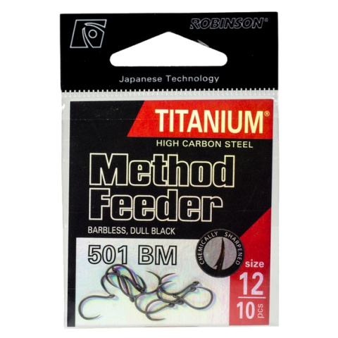 Robinson Haczyki Titanium Method Feeder 501 nr14 10szt