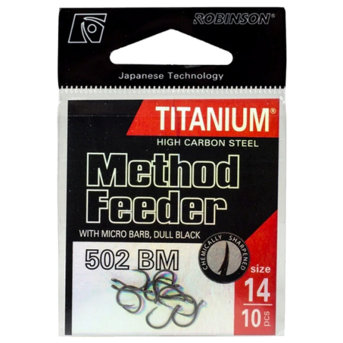 Robinson Haczyki Titanium Method Feeder 502 nr6 10szt