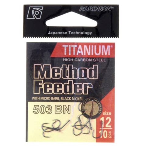 Robinson Haczyki Titanium Method Feeder 503 nr10 10szt