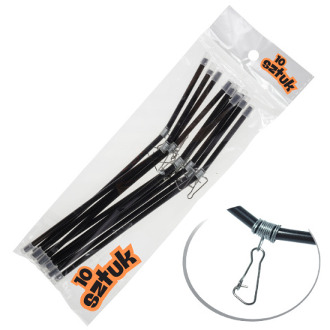 Rurka Antysplątaniowa Wygięta Agrafką 20cm 10szt Feeder Bead