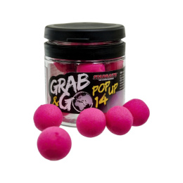 STAR BAITS Kulki Grab n Go Pop Up Strawberry 14mm WYPRZEDAŻ