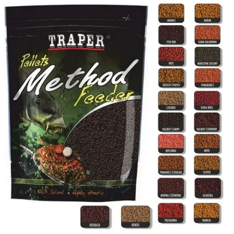 Traper Pellet Ready 2mm 500g Fermentowana Kukurydza