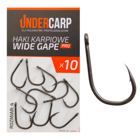 Undercarp Haki Karpiowe Wide Gape 4 PRO