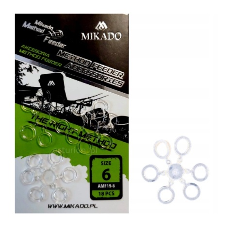 Mikado Gumki Do Przynęt 6mm 18szt