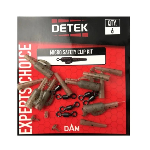 DAM Detek Feeder Micro Safety Clip Kit 6szt.