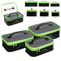 Delphin REAXE Zestaw Toreb EVA SetBAX 3w1 Method Feeder