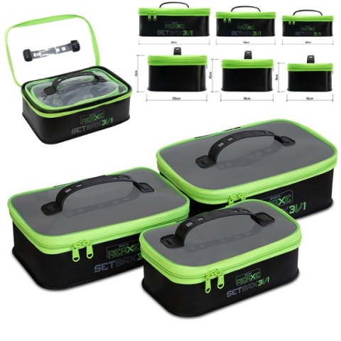 Delphin REAXE Zestaw Toreb EVA SetBAX 3w1 Method Feeder