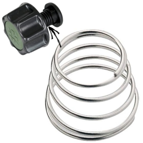 Elektrostatyk Sprężyna Stożkowa Do Pokrętła Przegóbu Fotel F5R ST/P FK2 FK5 FK6 Cuzo