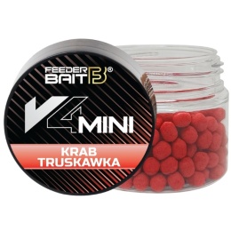 Feeder Bait V4 Mini Krab Truskawka 4mm