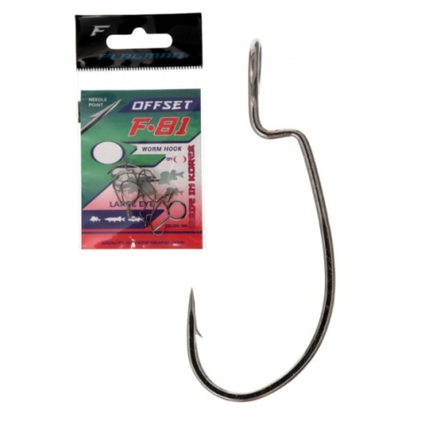 Flagman Haczyki F-81 #4 Offset Hook 8szt