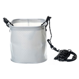 Flagman Wiaderko EVA Grey Woven Square 18cm FGEVA007