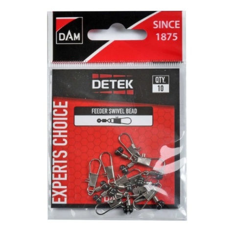 DAM Detek Krętlik Feeder Swivel Bead 10szt.