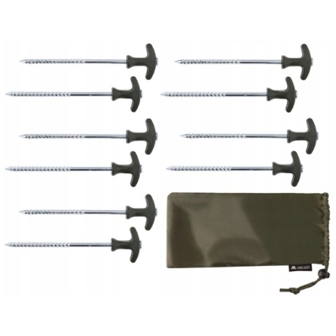 Mikado Szpilki Do Namiotu Bivvy Pegsa 20cm 10szt