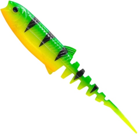 Savage Gear Cannibal Minnow V-Tail Firetiger 12,5cm Guma