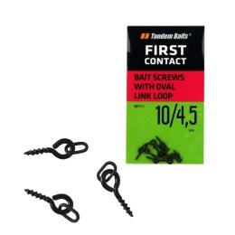 Tandem Baits Wkręty Do Przynęt z Pierścieniem Owalnym 10/4,5mm 10szt