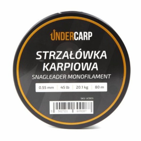 Undercarp Sztrzałówka Karpiowa Snagleader Monofilament 0,55mm 80m 45lb