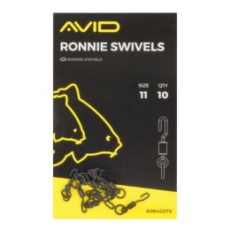 Avid Carp Krętlik Ronnie Rig Swivels 10szt