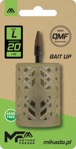 Mikado MF Koszyczek Bait Up Feeder QMF L 20g 1szt