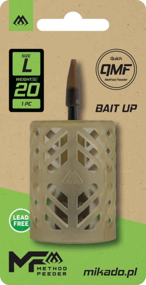 Mikado MF Koszyczek Bait Up Feeder QMF L 20g 1szt