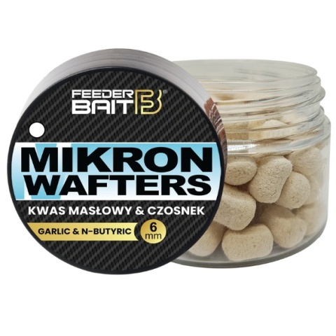Feeder Bait Mikron Wafters 6mm 25ml Kwas Masłowy Czosnek