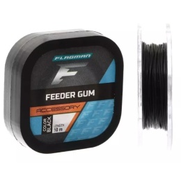 Flagman Amortyzator Feeder Gum Black 1,00mm 10m